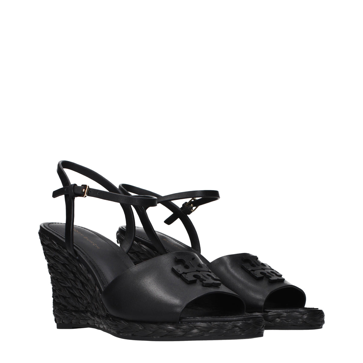 Tory Burch Wedges Women Leather Black