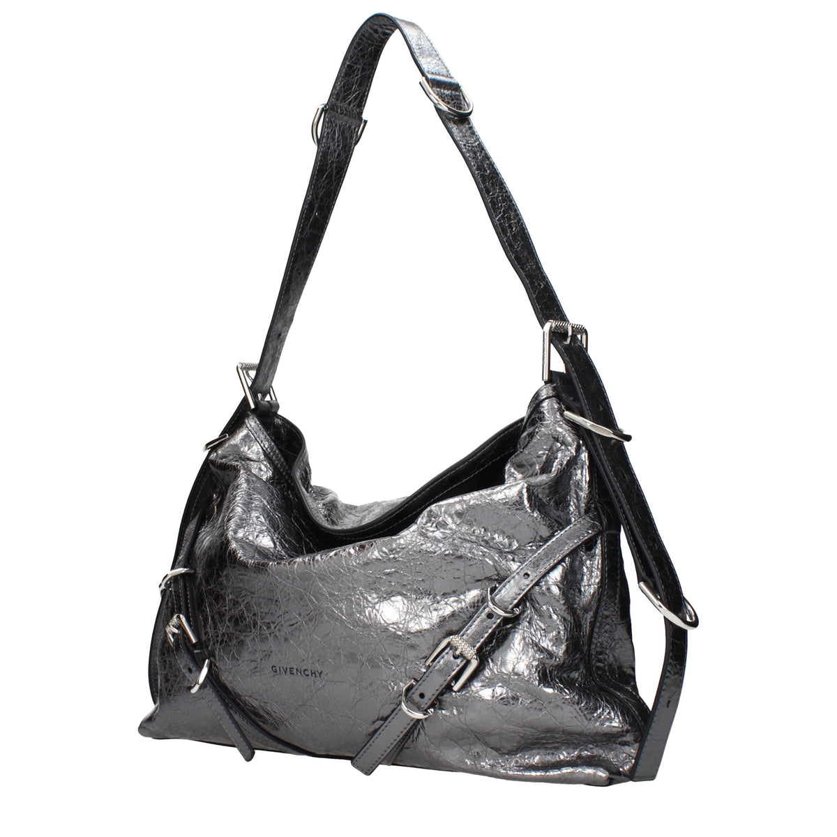 Givenchy Shoulder Bags Women Leather Silver