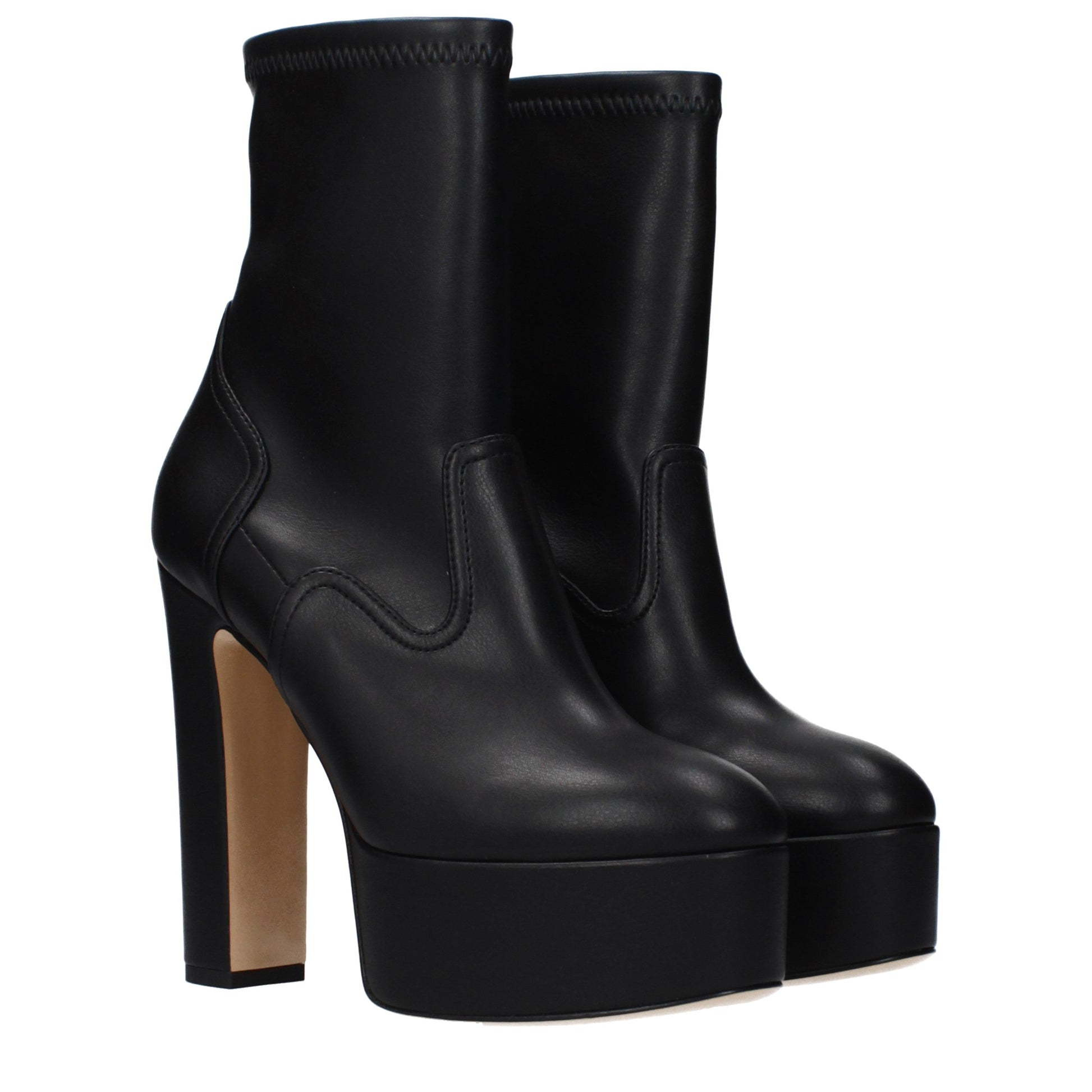 Casadei Ankle Boots Women Eco Leather Black