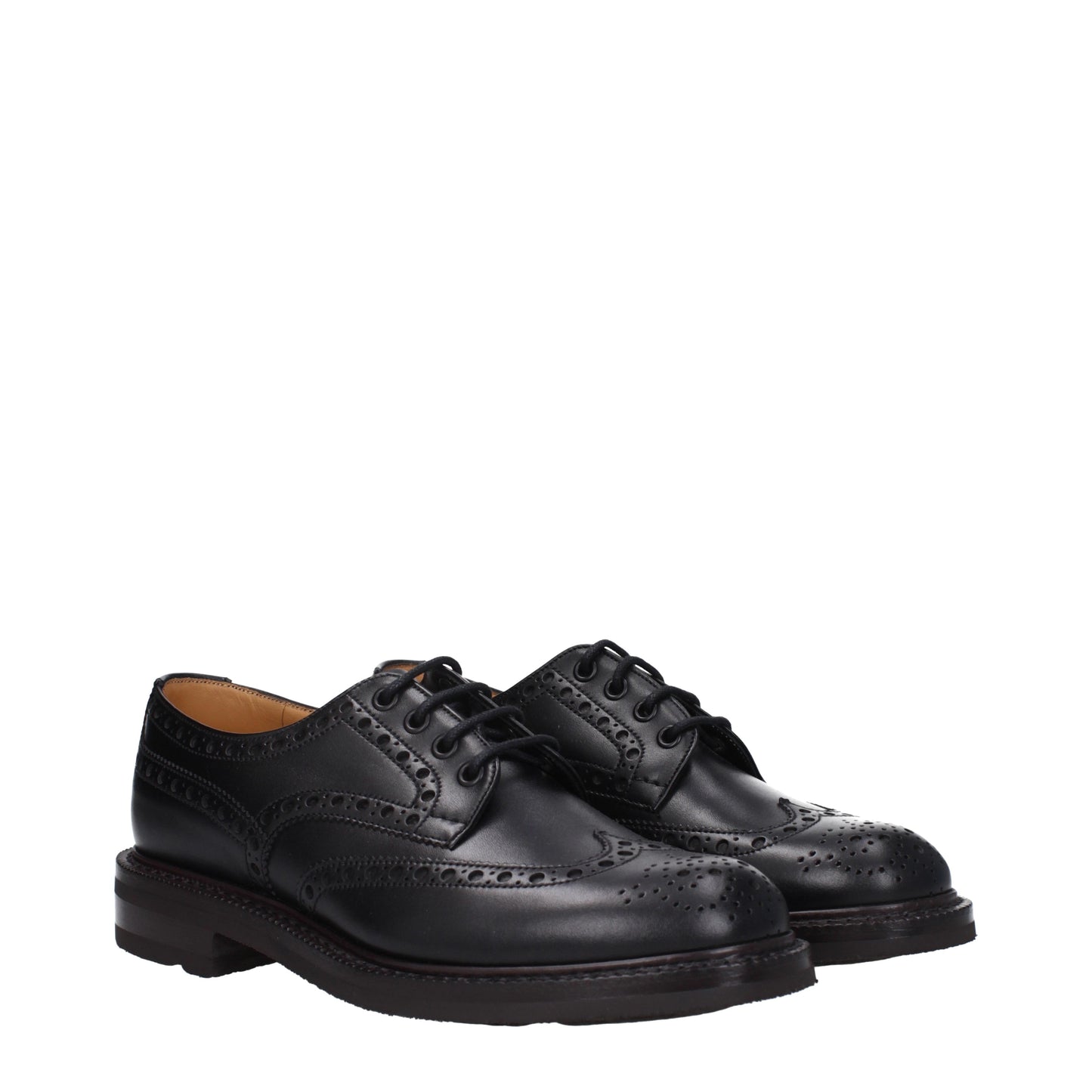 Church's Men's Lace ups in Leather Black