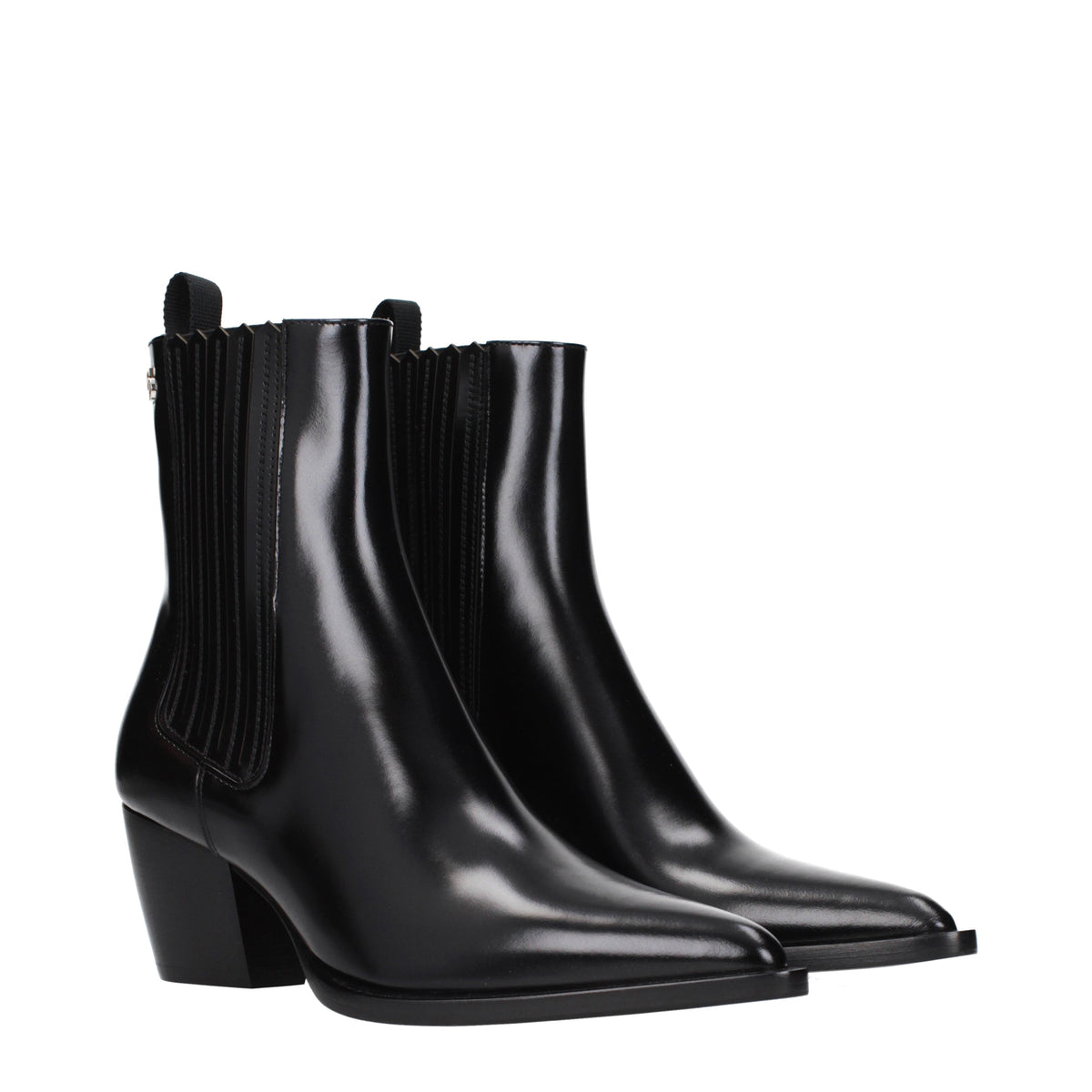 Christian Dior Ankle Boots Women Leather Black