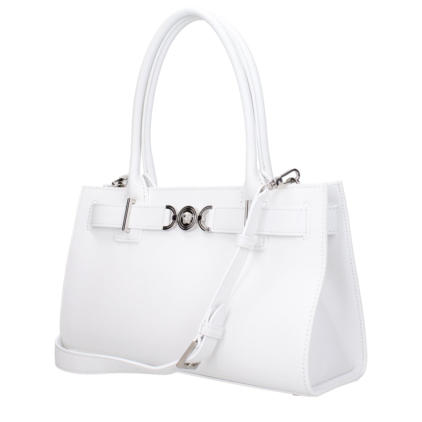 Versace Handbags Women Leather White