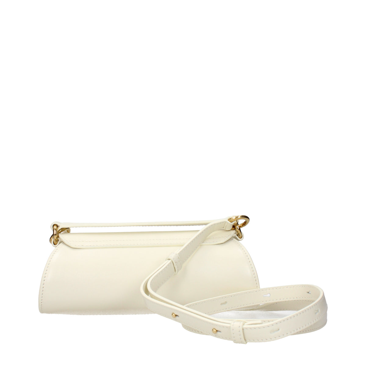 Jil Sander Handbags Women Leather Beige/Eggshell