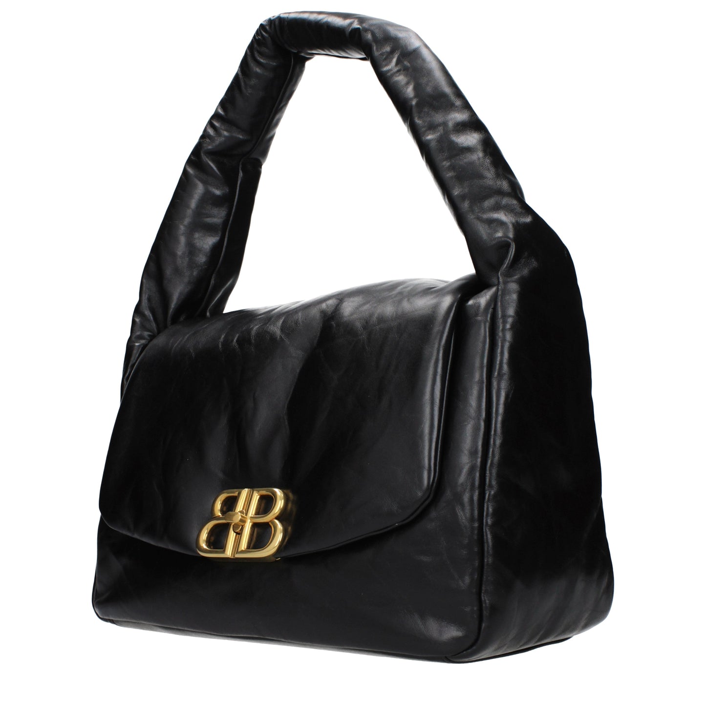 Balenciaga Handbags Women Leather Black
