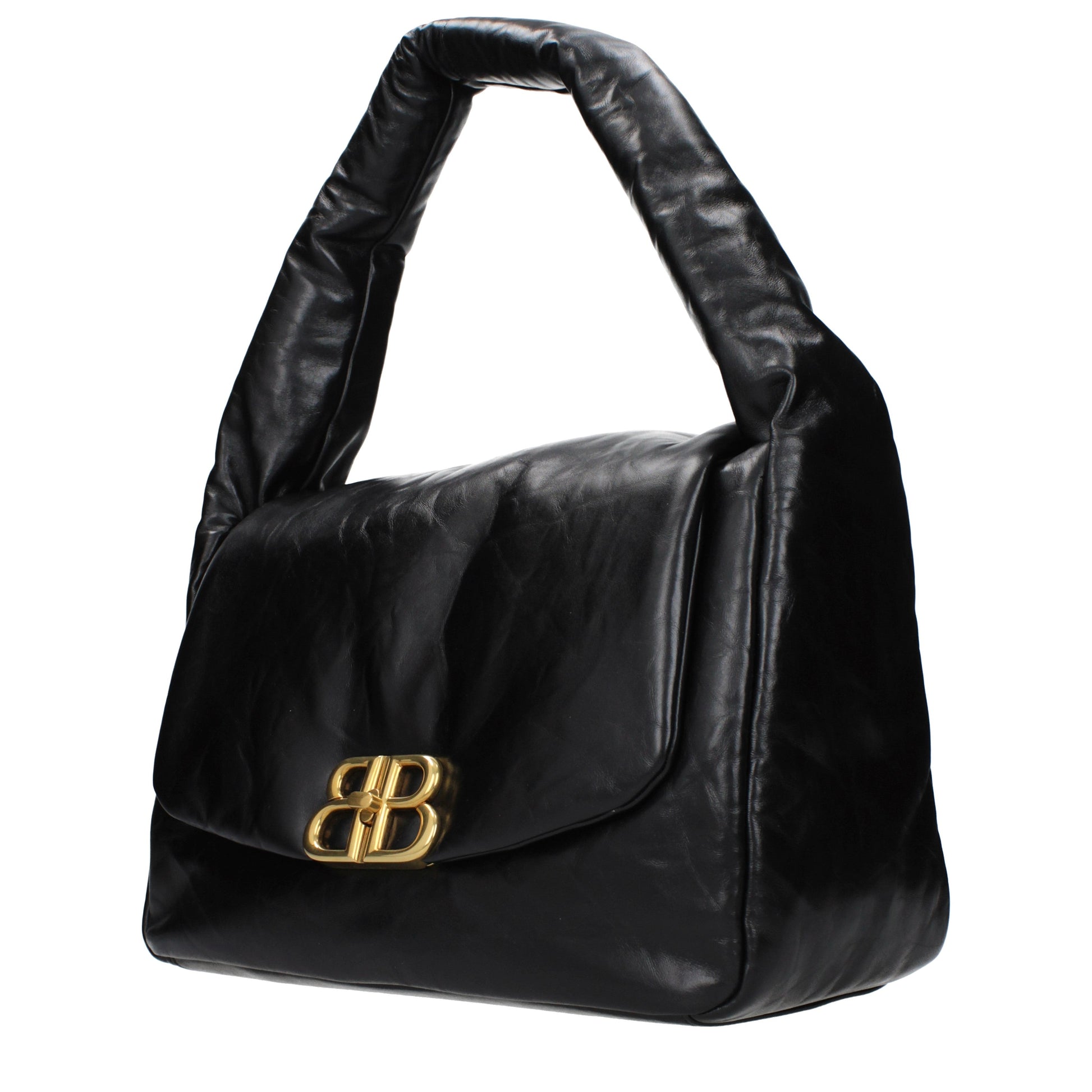 Balenciaga Handbags Women Leather Black