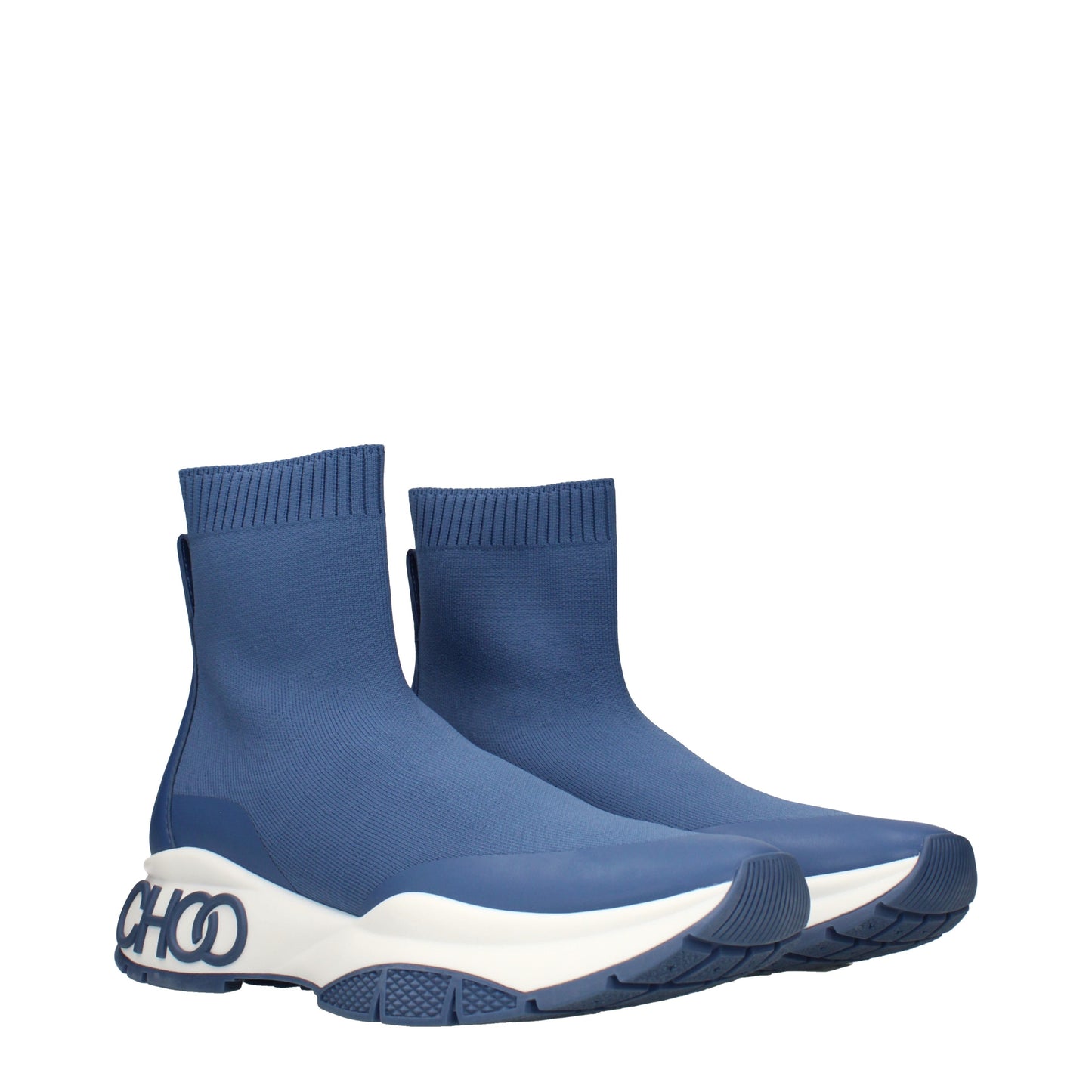 Jimmy Choo Ankle Boots Men Fabric  Blue/Denim