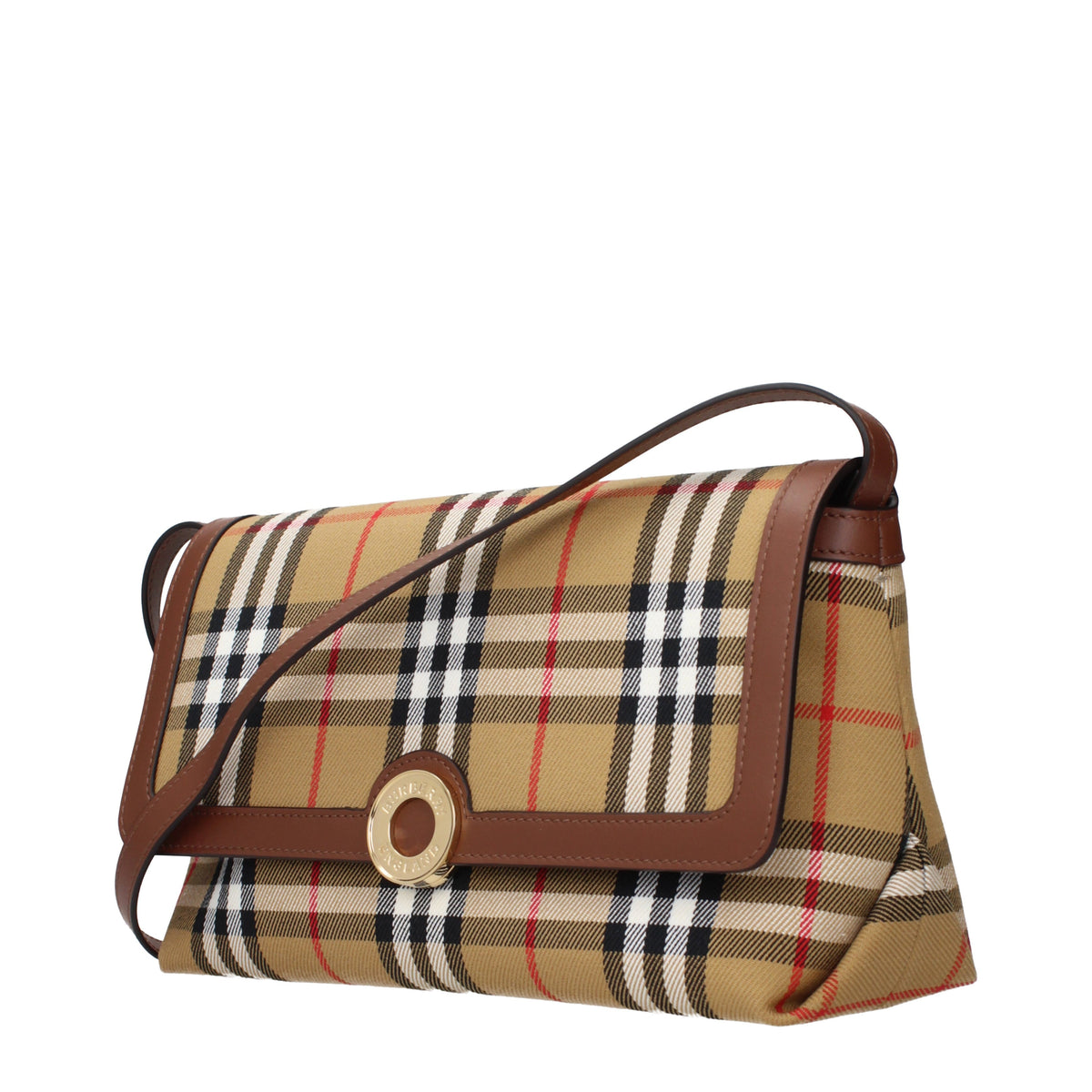 Burberry Crossbody Bags Women Fabric  Beige/Brown