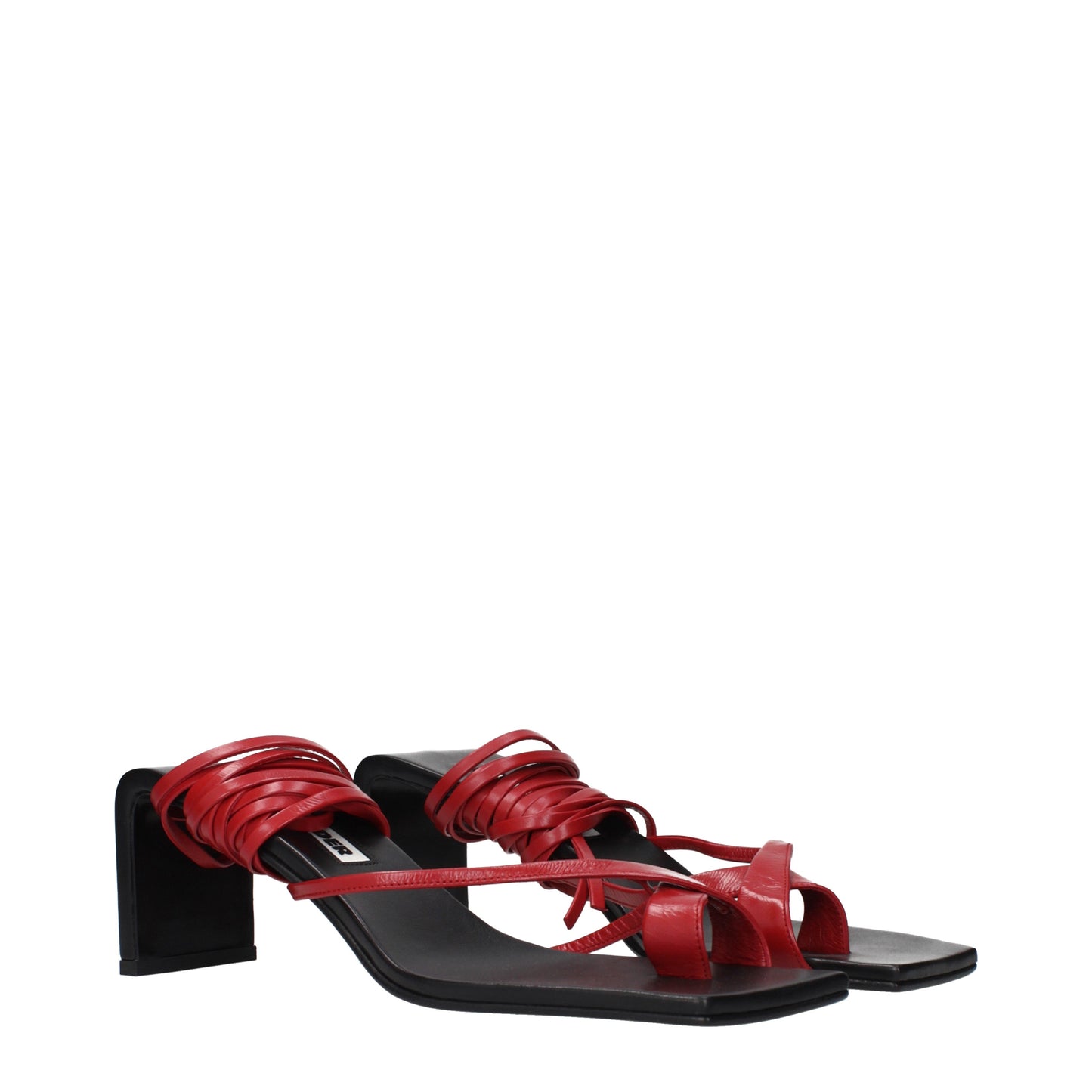 Jil Sander Women's Flip Flops Leather