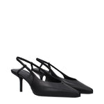 Max Mara Sandals Women Leather Black