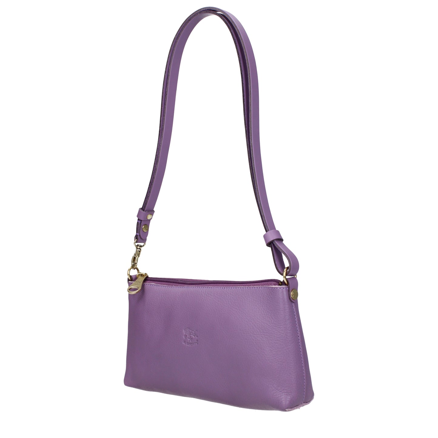 Il Bisonte Shoulder Bags Women Leather Violet/Wisteria
