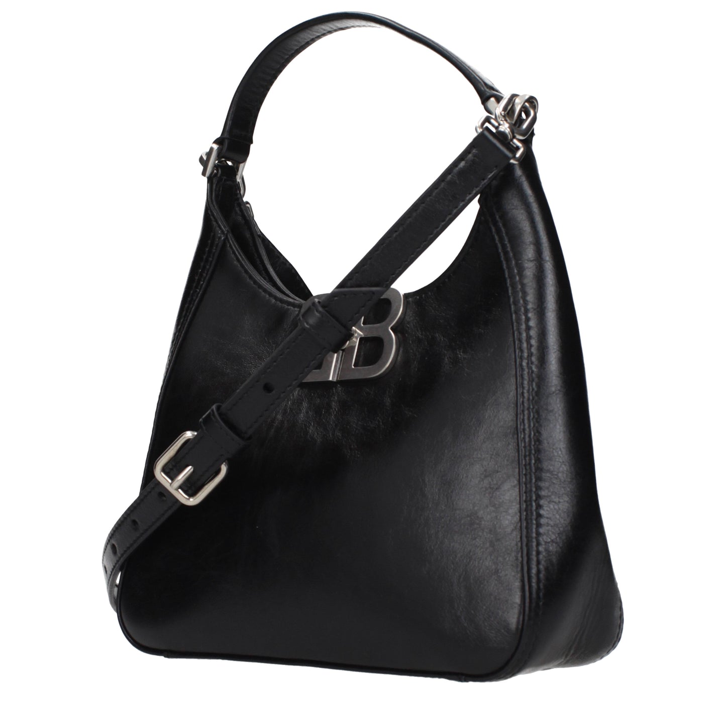 Balenciaga Handbags Women Leather Black