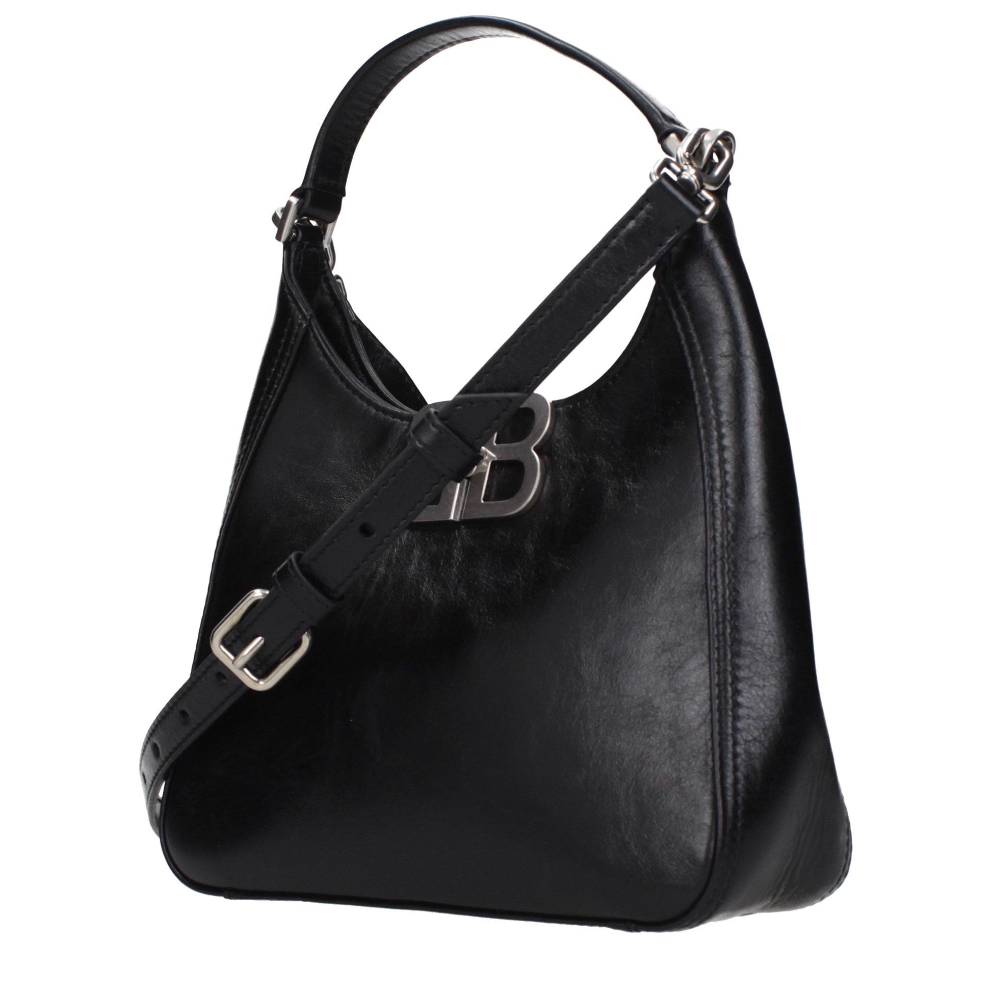 Balenciaga Handbags Women Leather Black