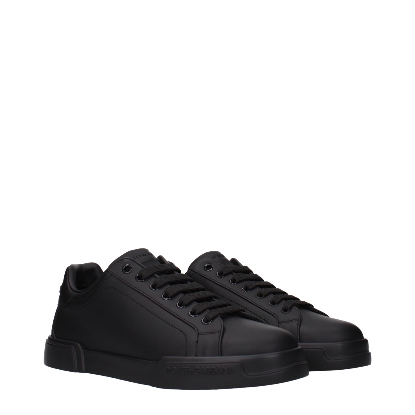 Dolce&Gabbana Sneakers Men Leather Black