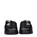 Bottega Veneta Slippers and Clogs Men Fabric  Black
