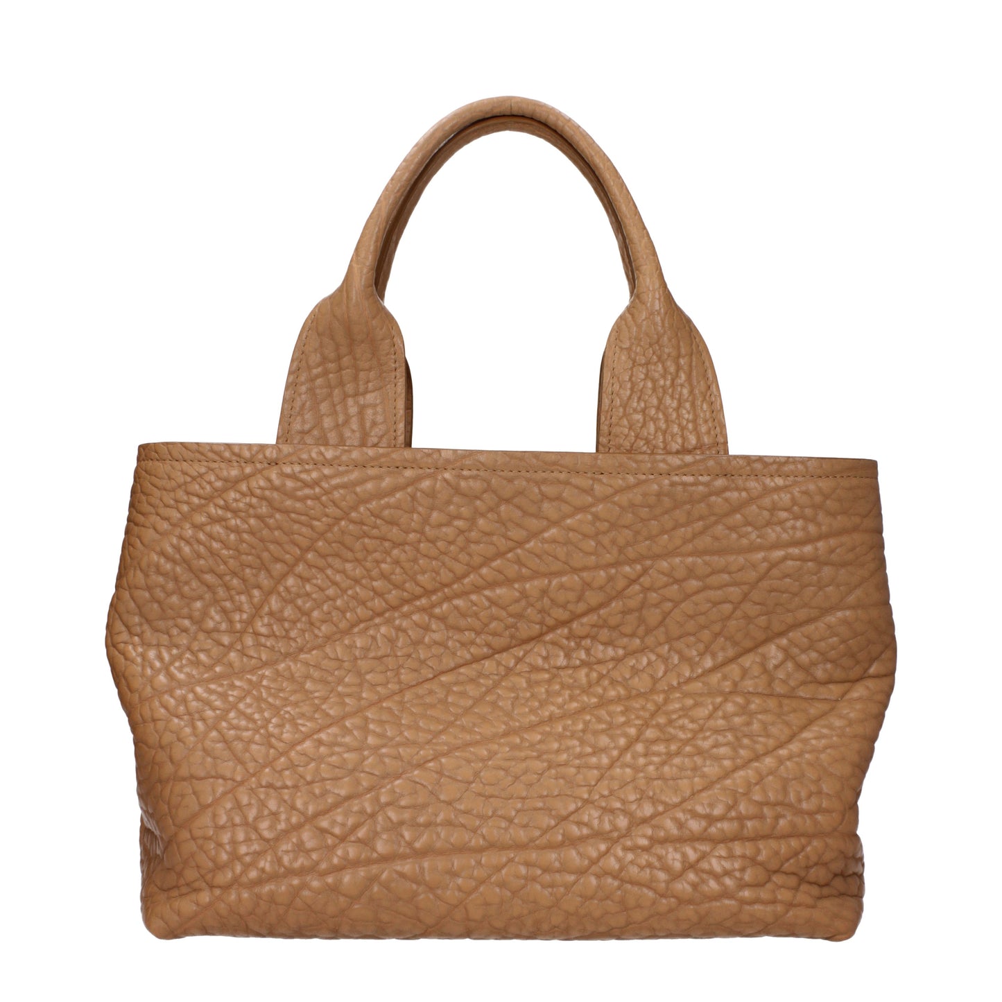 Prada Handbags Women Leather Brown/Natural