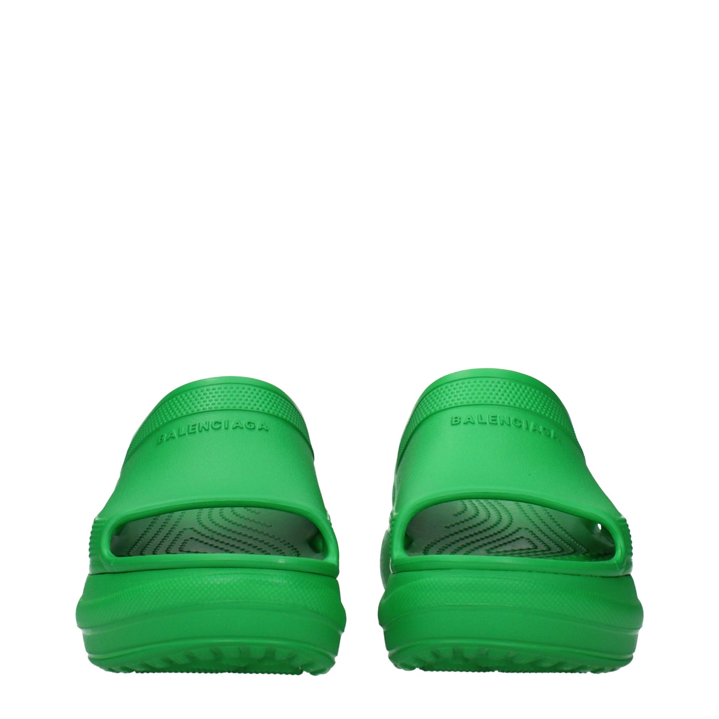 Balenciaga Slippers and Clogs Women Rubber Green/Grass