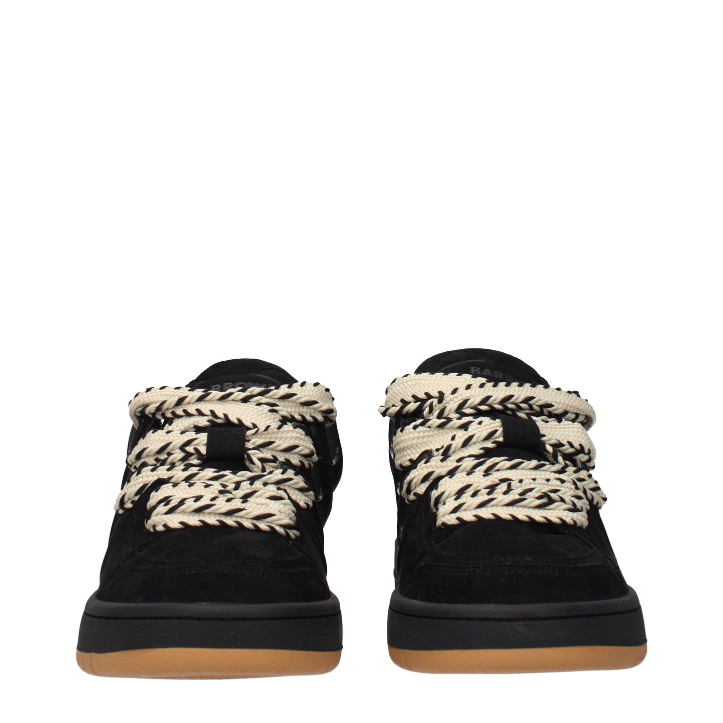 Barrow Sneakers Men Suede Black