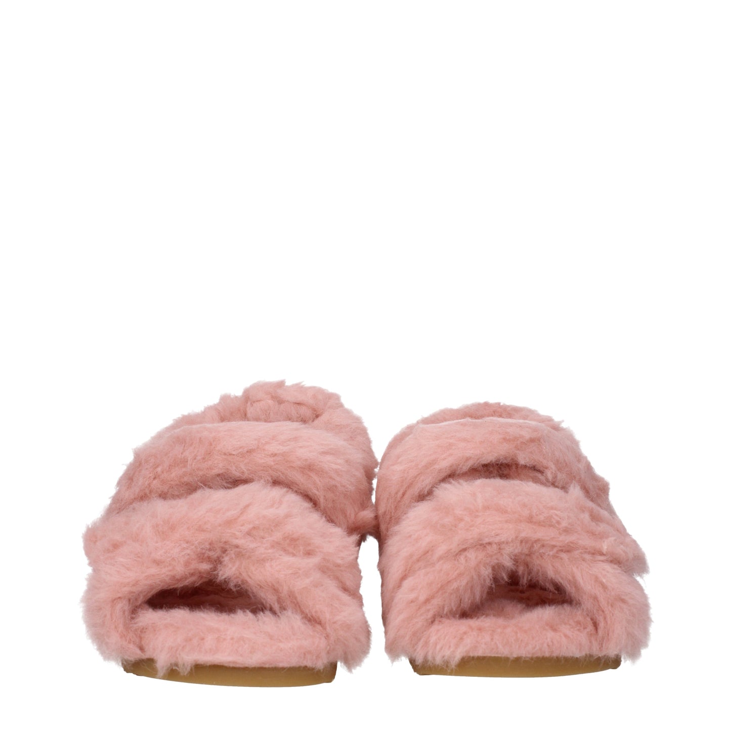 Max Mara Women's Sandals in Eco Fur Pink/Blush