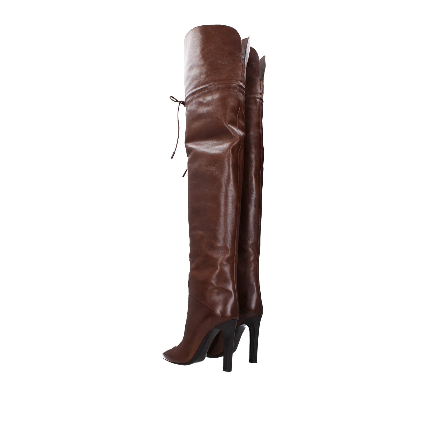 Saint Laurent Women's Boots in Leather Brown