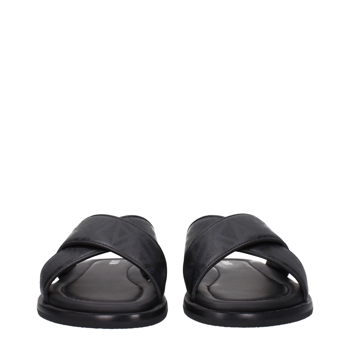 Christian Dior Sandals & Slippers Men Leather Black