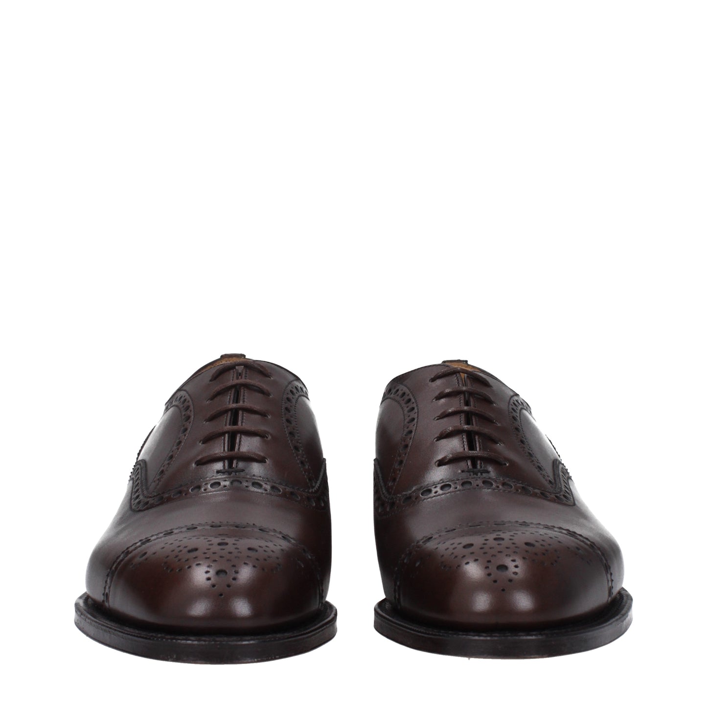 Church's Men's Lace ups in Leather Brown/Ebony