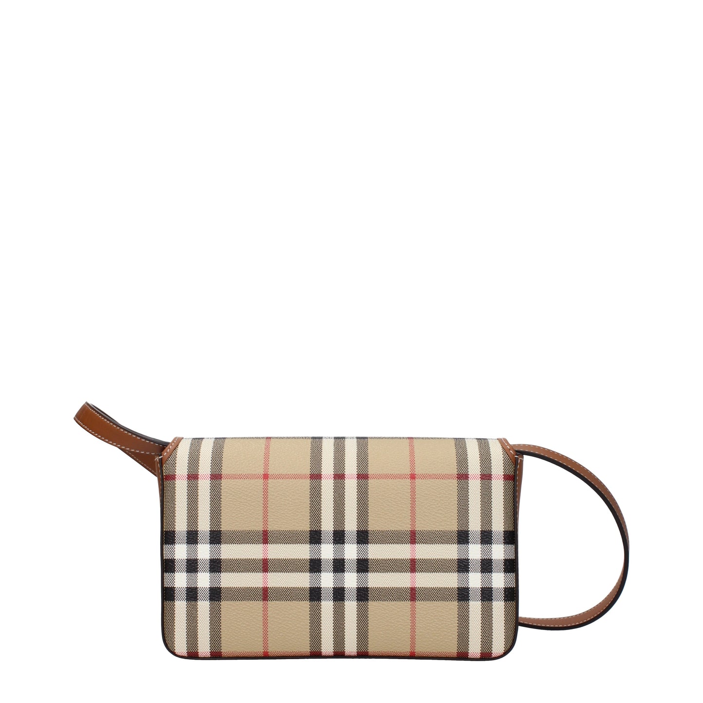 Burberry Clutches Women Fabric  Beige/Brown