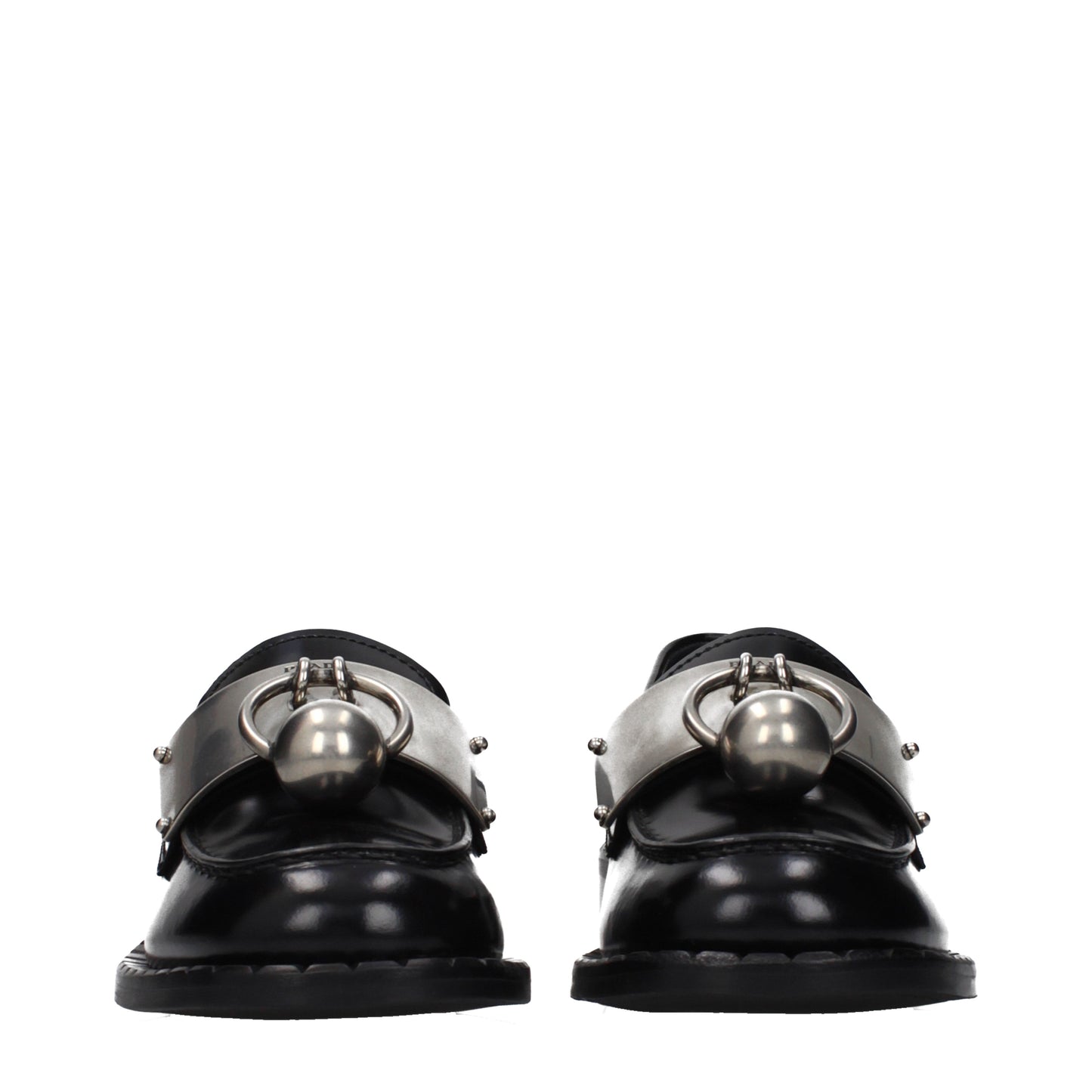Prada Loafers Women Leather Black