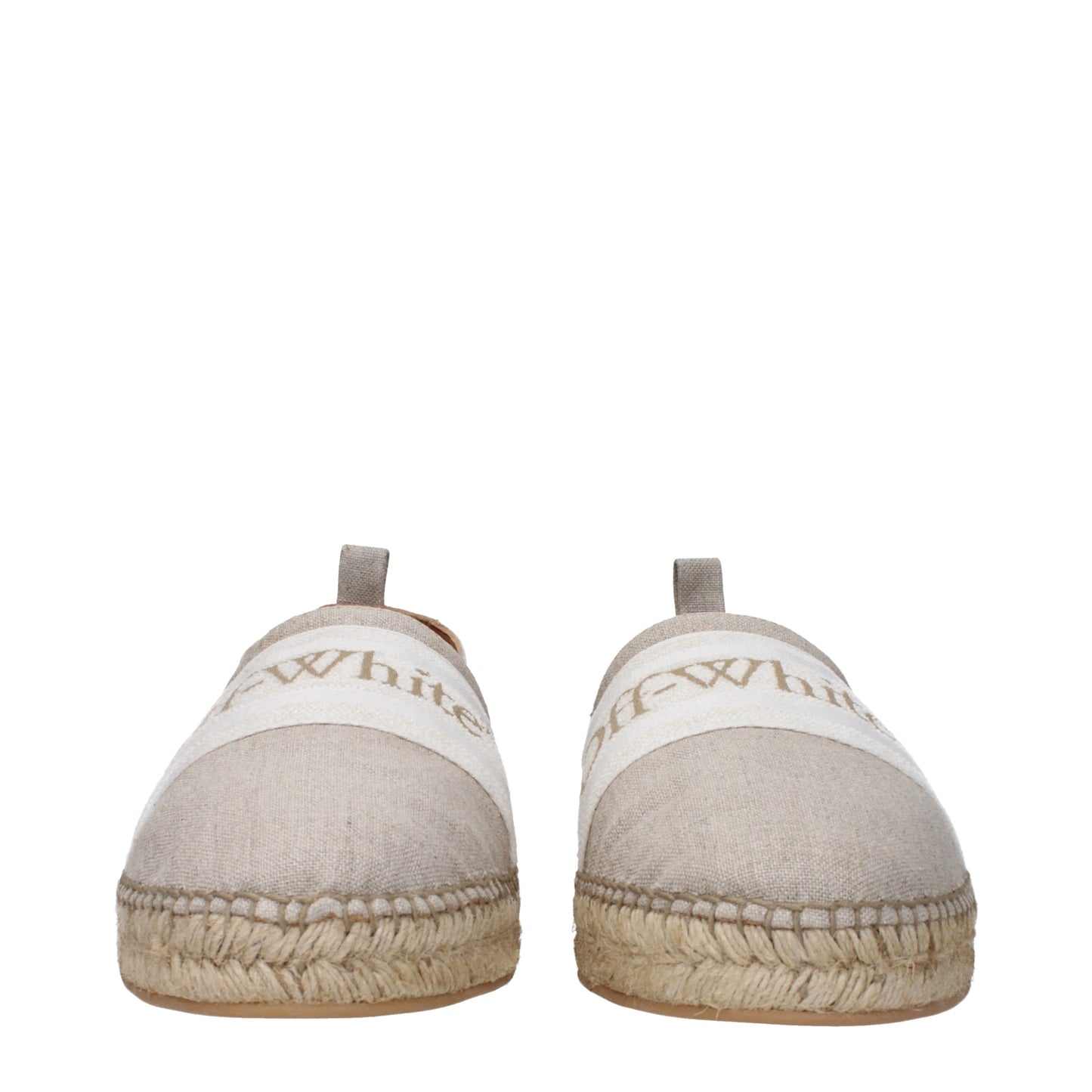 Off-White Men's Espadrilles in Linen Beige