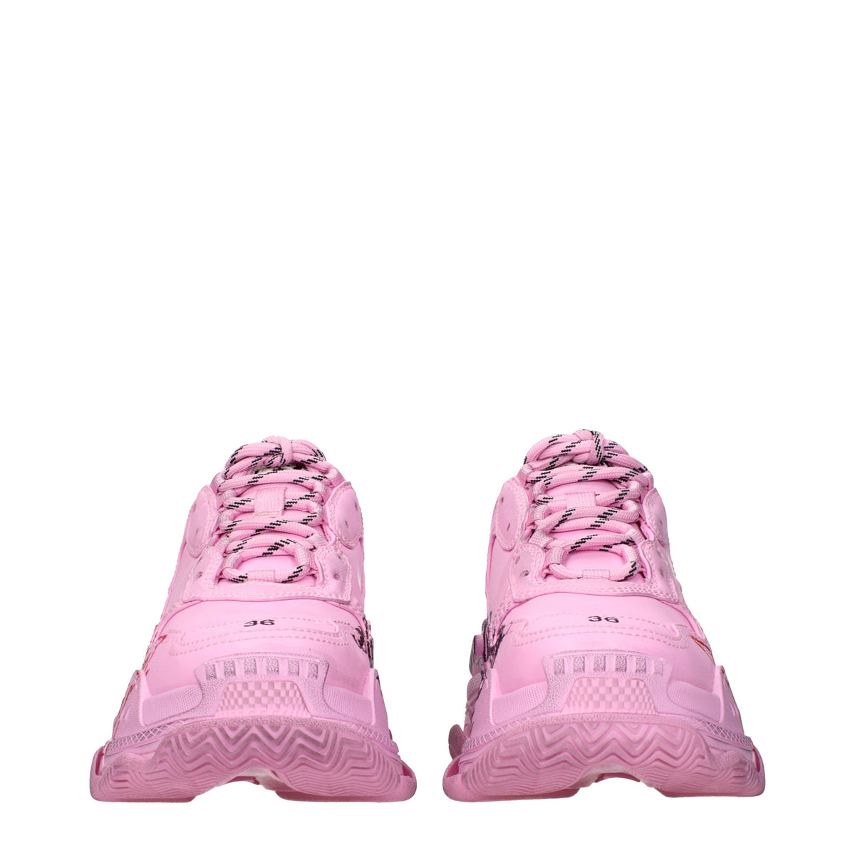 Balenciaga Sneakers Women Leather Pink/Black
