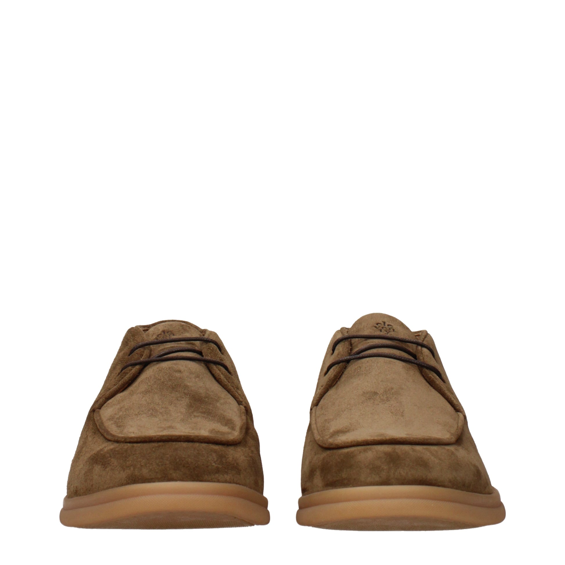 Eleventy Lace up and Monkstrap Men Suede Brown