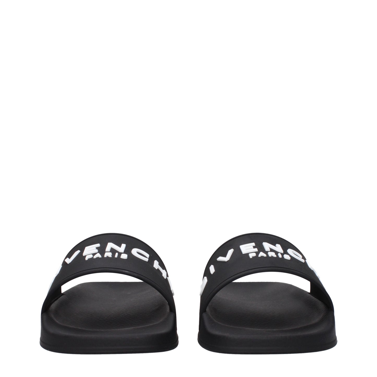 Givenchy Sandals & Slippers Men Rubber Black/White