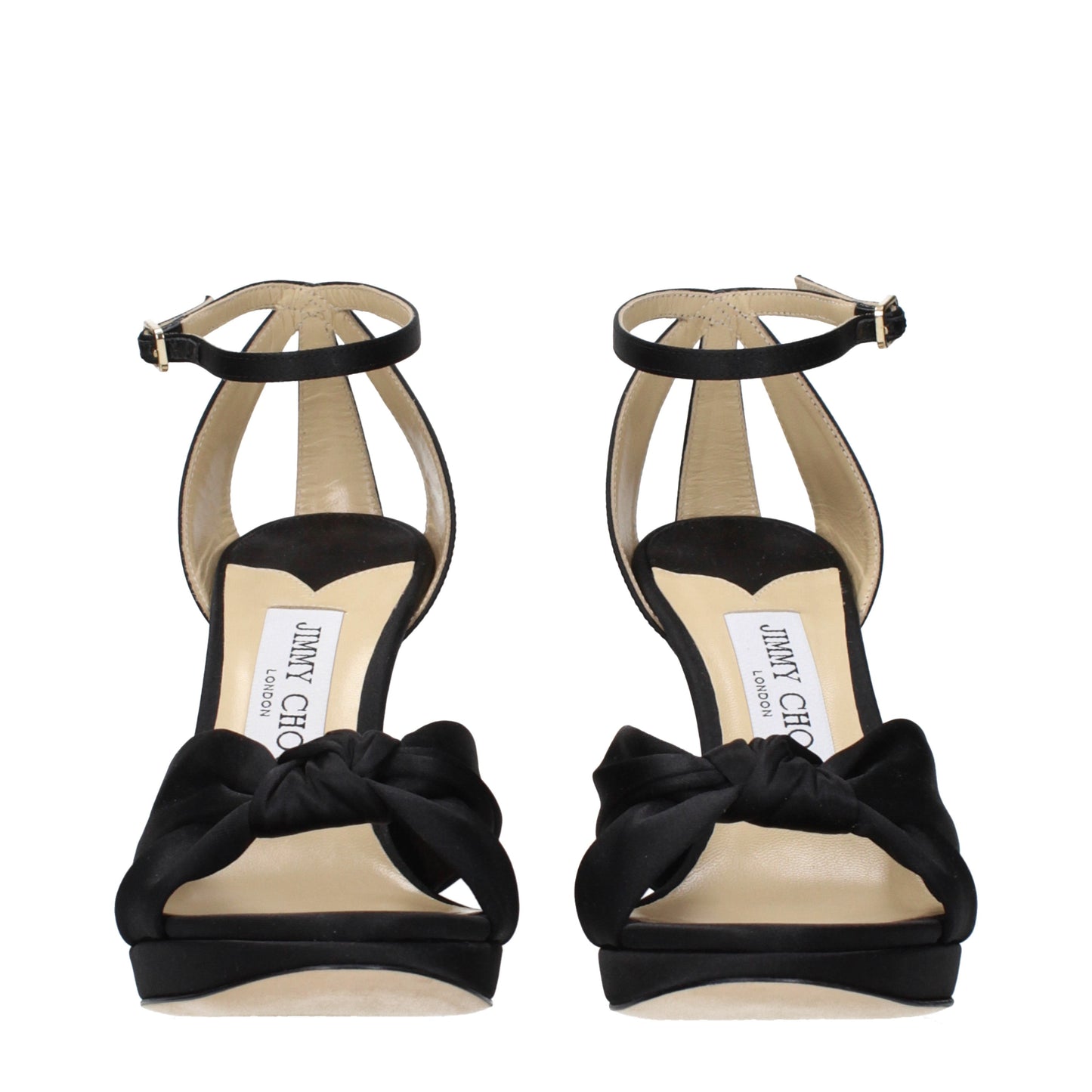 Jimmy Choo Sandals Women Satin Black