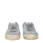 Golden Goose Sneakers Men Suede Gray/White