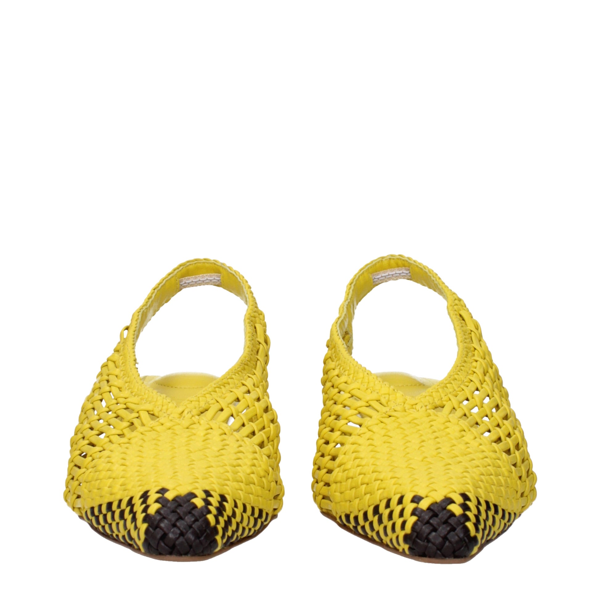 Jacquemus Women's Sandals Leather Yellow