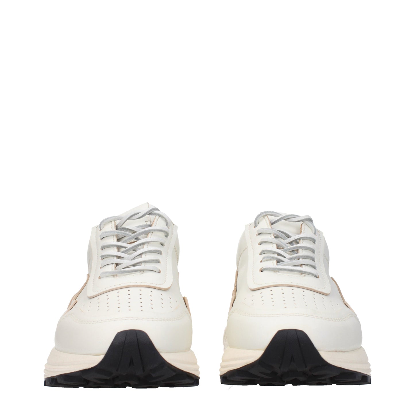 Buttero Men's Sneakers in Leather White/Butter