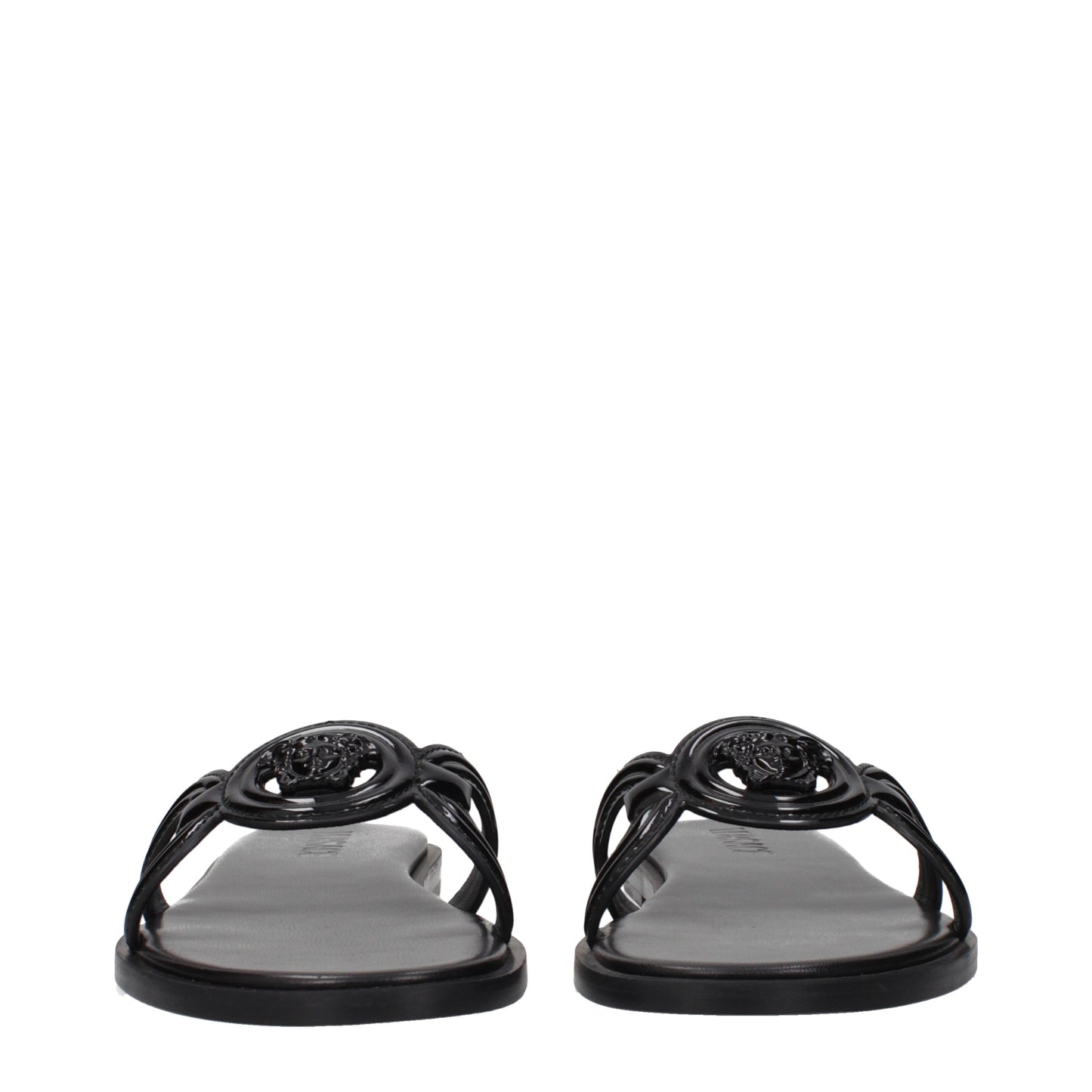Versace Women's Slippers and Clogs Patent Leather