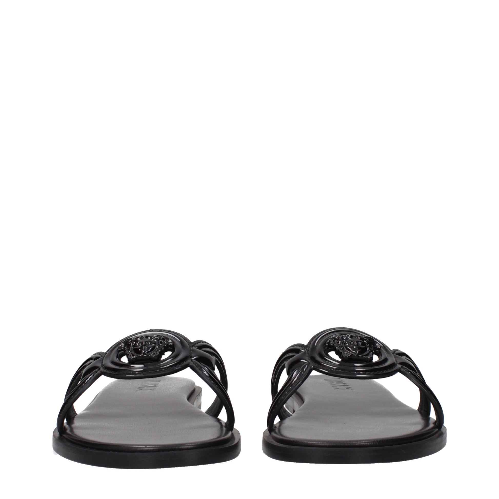 Versace Women's Slippers and Clogs Patent Leather