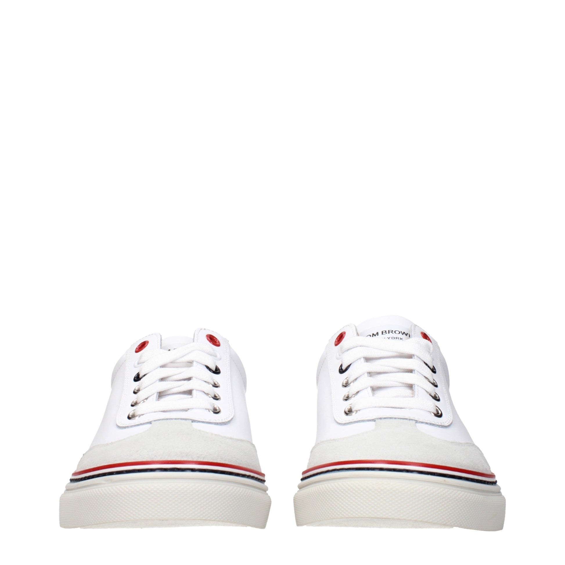 Thom Browne Sneakers Men Leather White/Light Grey