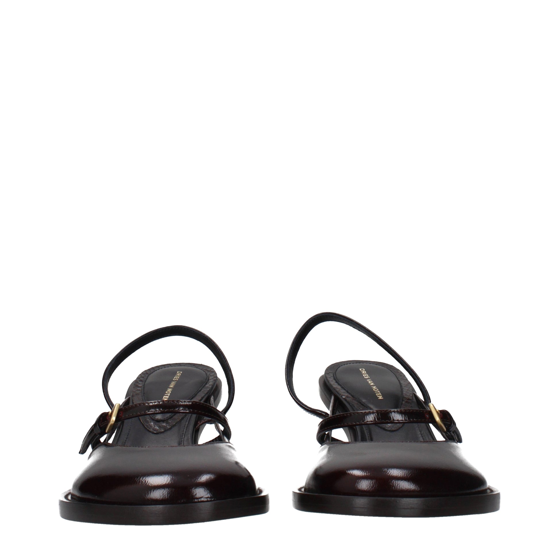Dries van Noten Sandals Women Leather Brown