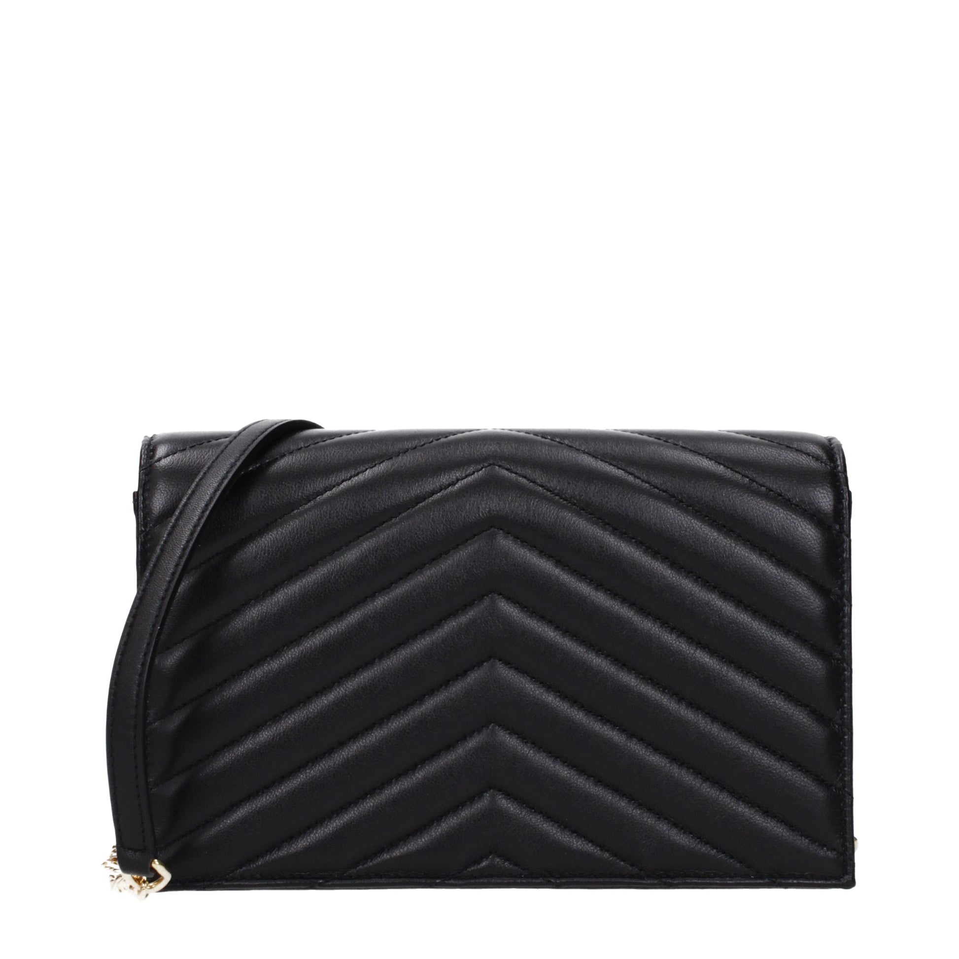 Saint Laurent Crossbody Bags Women Leather Black