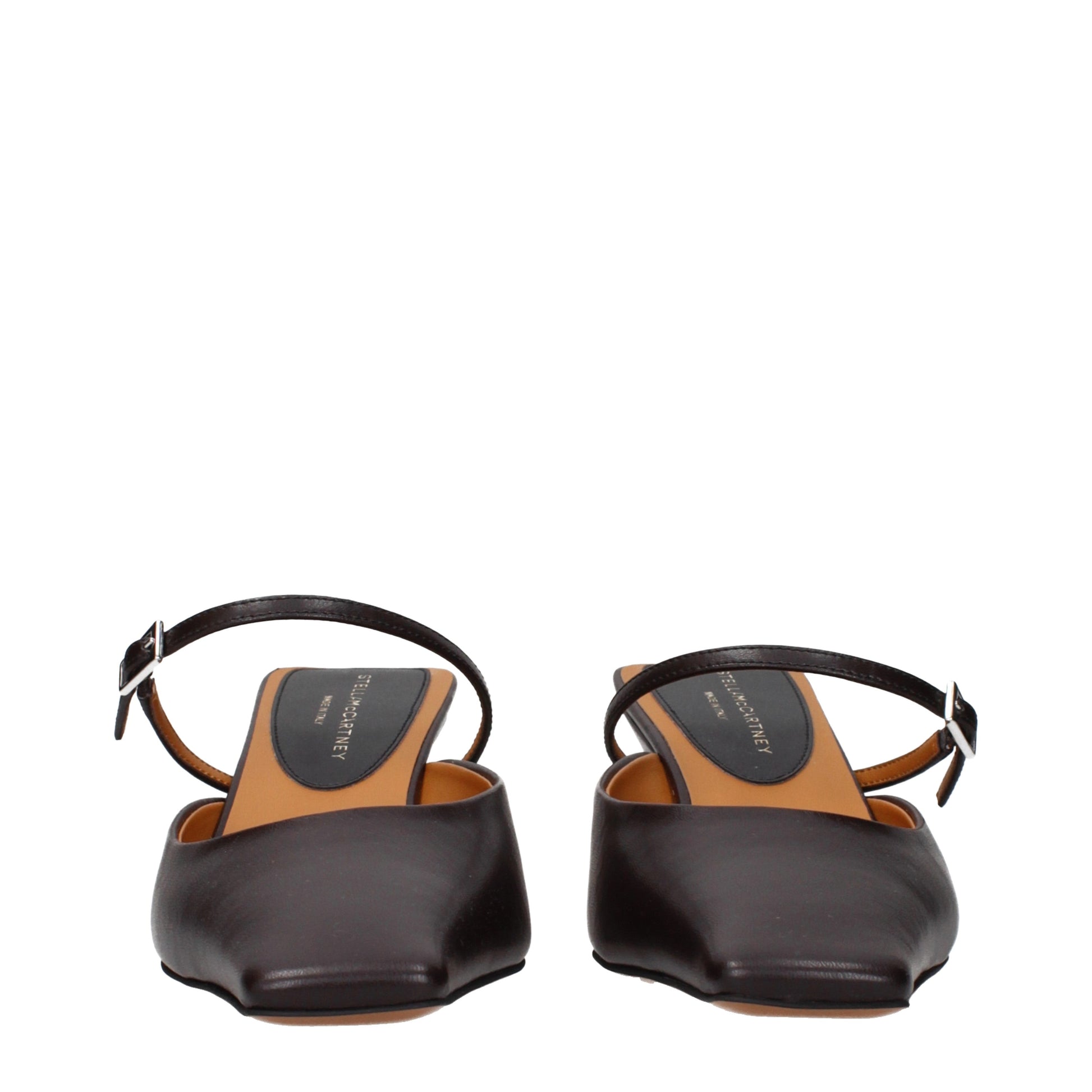 Stella McCartney Sandals Women Eco Leather Brown/Coffee