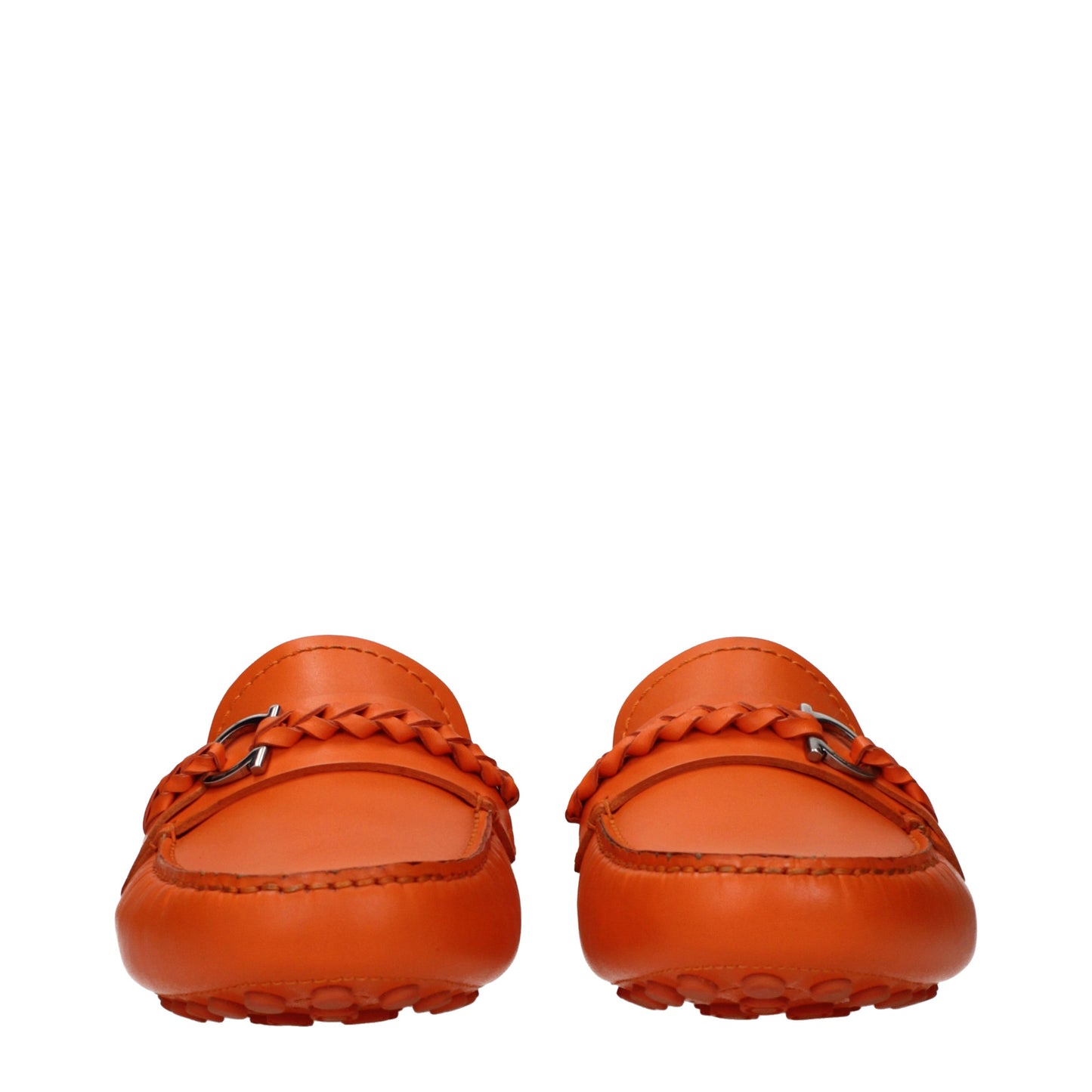 Salvatore Ferragamo Slippers and Clogs Women Leather Orange