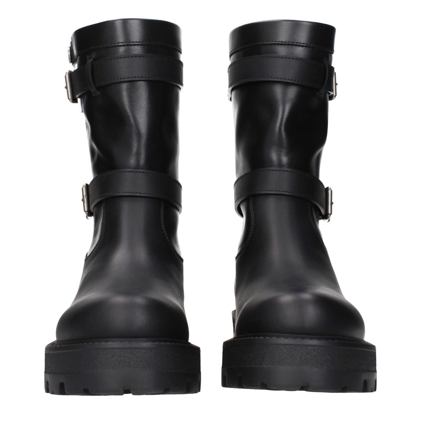 Christian Dior Ankle Boots Women Leather Black
