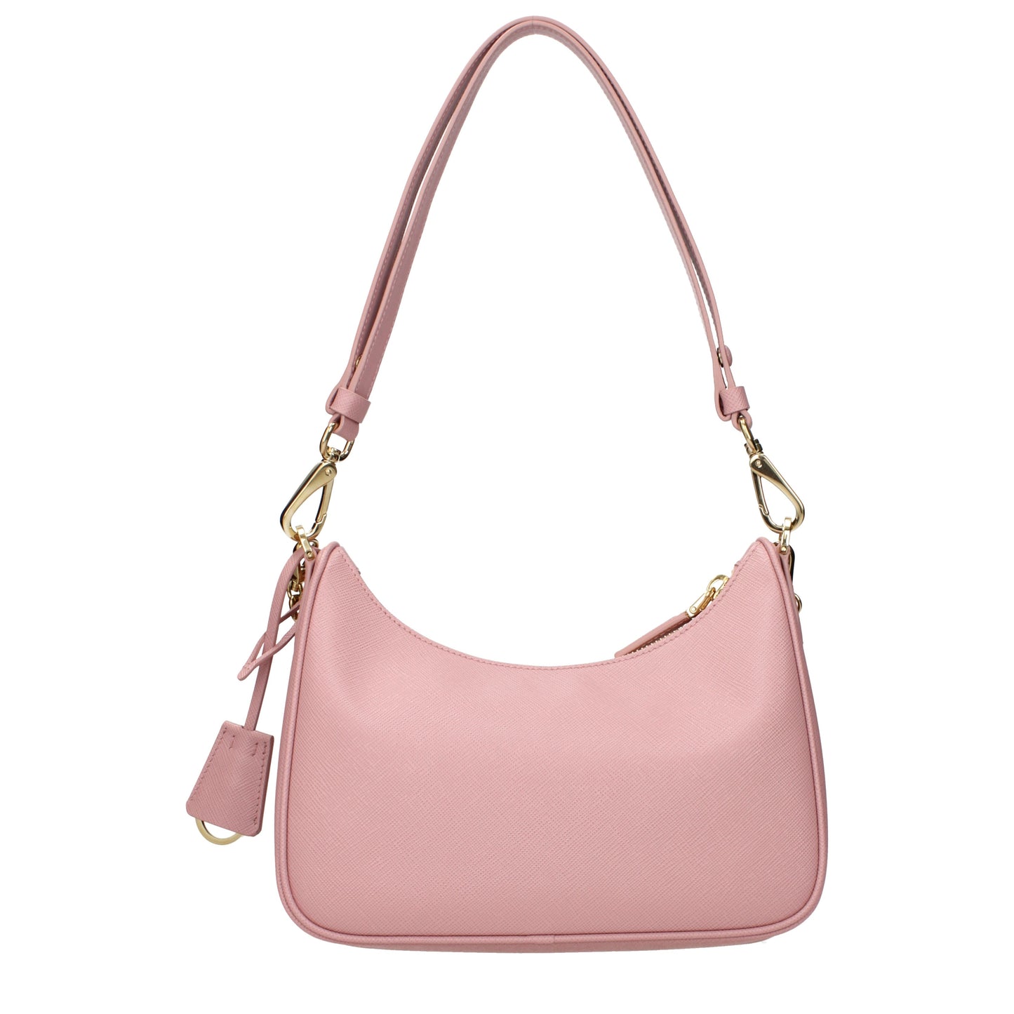 Prada Shoulder Bags Women Leather Pink/Peach