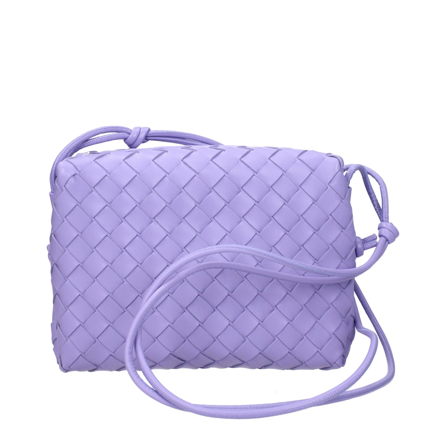 Bottega Veneta Crossbody Bags Women Leather Violet/Wisteria