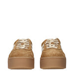 Hogan Sneakers Women Suede Brown/Leather