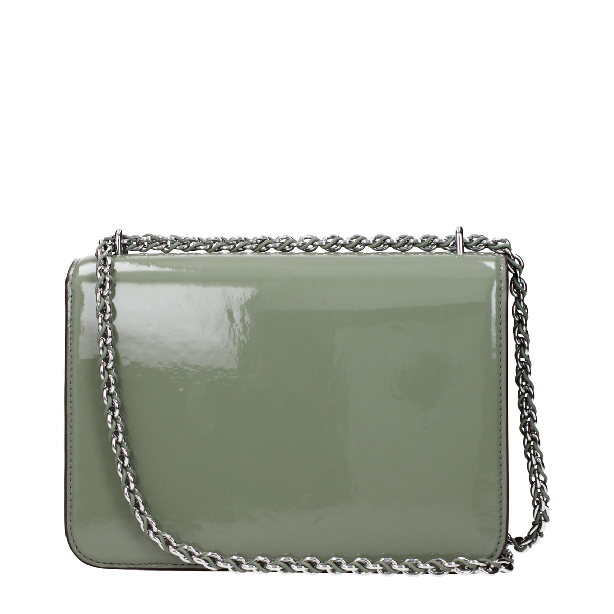 Tory Burch Shoulder Bags Women Patent Leather Green/Jade