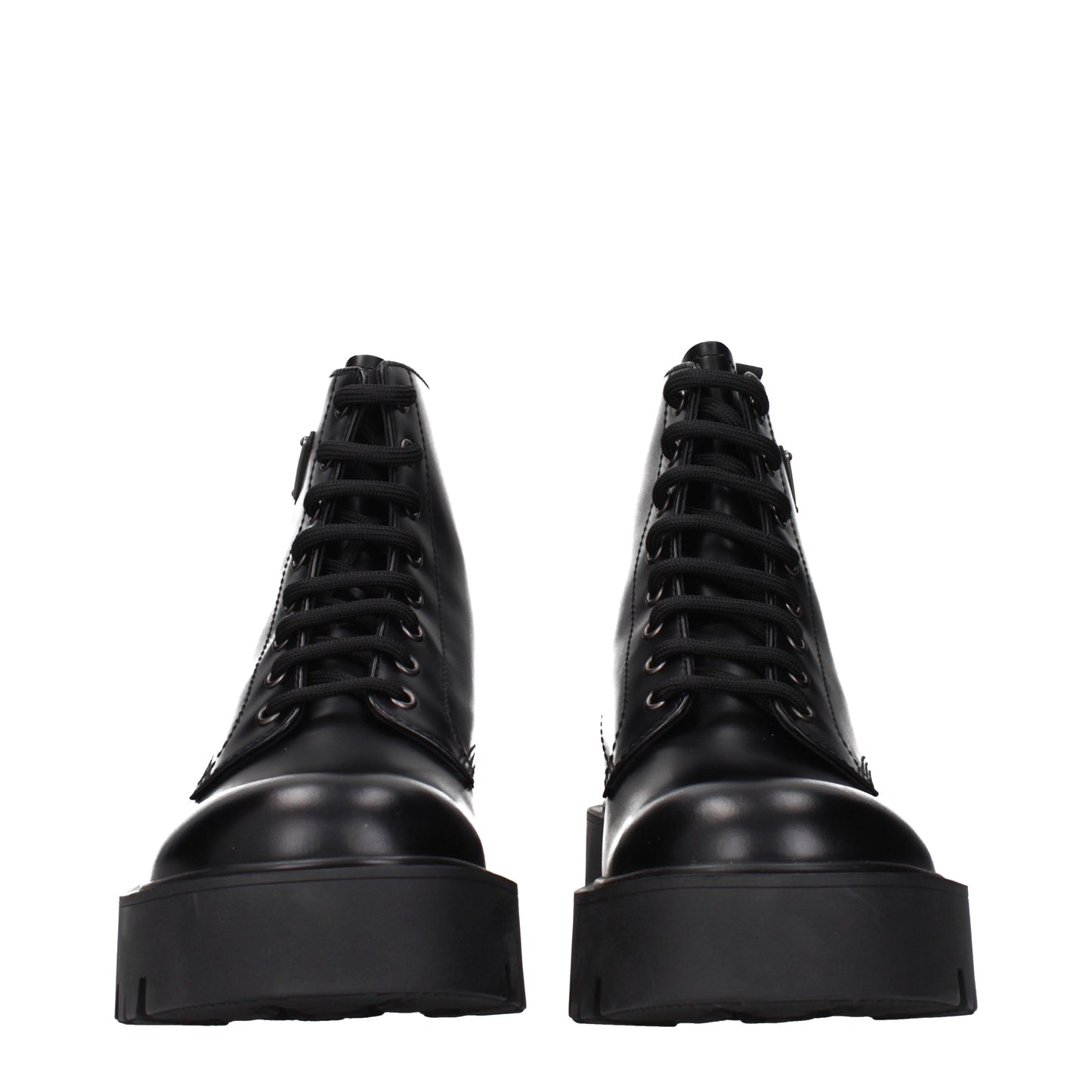 Prada Ankle Boots Men Leather Black