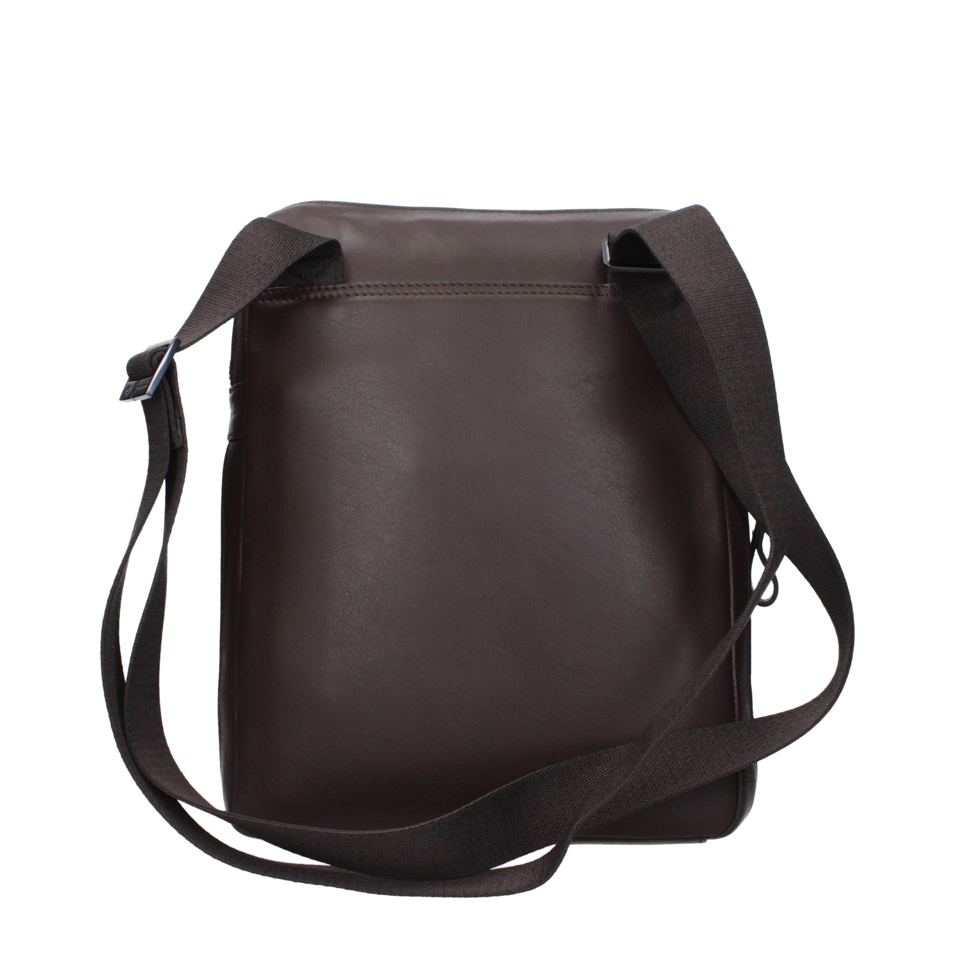 Piquadro Crossbody Bags Men Leather Brown/Dark Brown