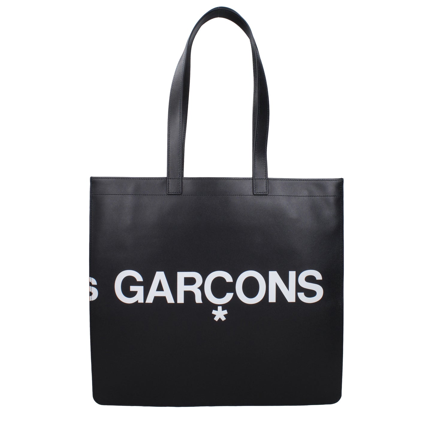 Comme des Garçon Shoulder Bags Men Leather Black